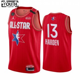 Dres NBA Houston Rockets James Harden 13 2020 All-Star Jordan Brand Crvena Swingman - Dječji